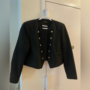 Mango military style cropped jacket
